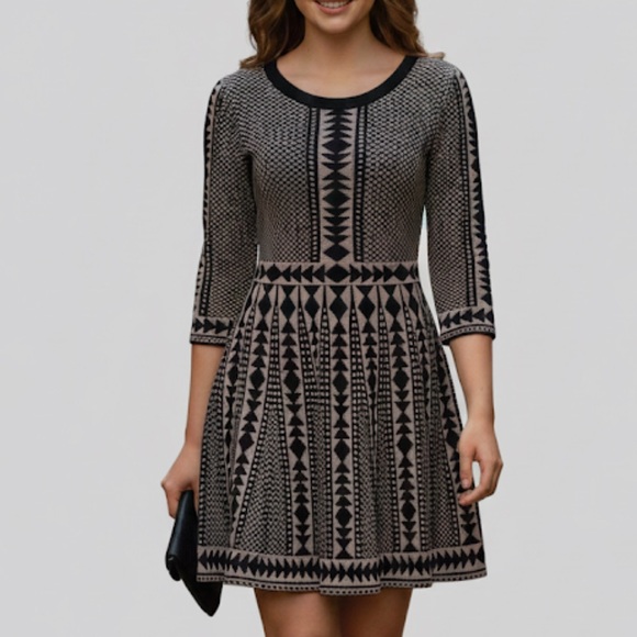 Nina Leonard Dresses & Skirts - ❤️NWOT Geometric Dress (size Small)❤️